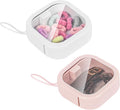 Hair Tie Organizer, Small Portable Hair Accessories Storage Can Be Stackable Or Hung On The Wall, Small Items Holder Hair Tie Organizer for Jewelry Hair Stuff Hair Clip Hair Tie Cotton Swab Desktop