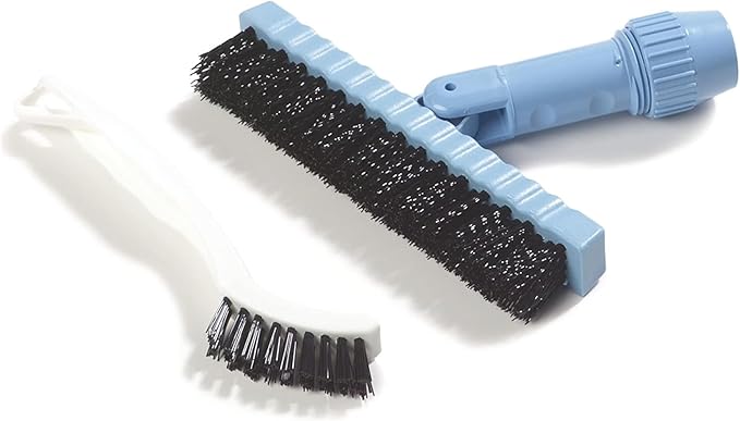 SPARTA Flo-Pac Grout Brush Crevice Brush, Detail Brush, Nylon, 8 Inches, White