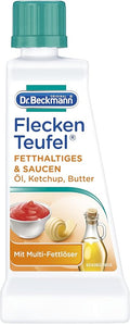 DR. BECKMANN Stain Devil: Fat, Oil & Sauces/Ketchup remover (50ml / 1.7fl oz Bottle)