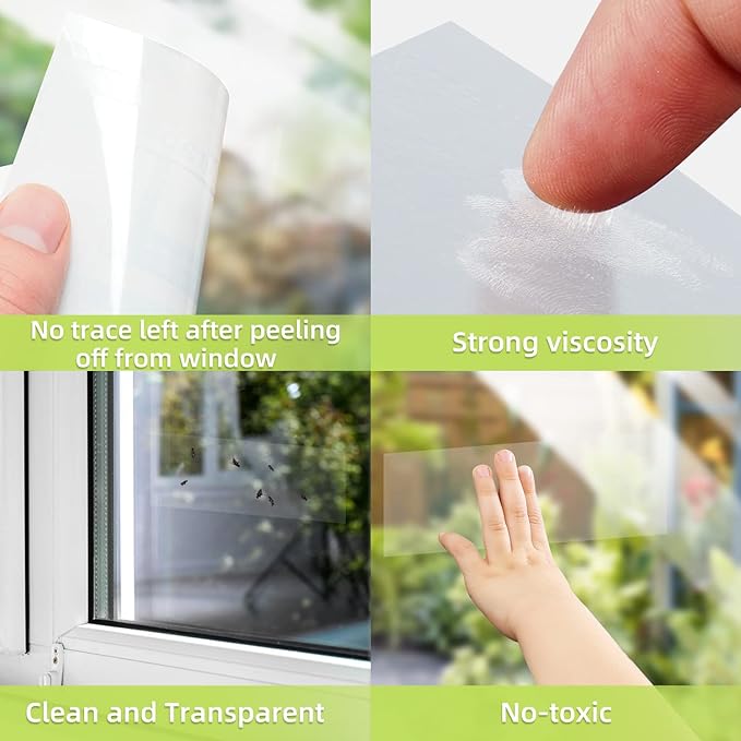 Kensizer 50-Pack Window Fly Traps