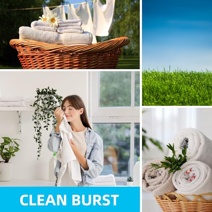 Arm & Hammer OdorBusterz® Odor Eliminator Balls, Clean Burst, 10 Count – Baking Soda Odor Control for Closets, Drawers, Hampers & Small Spaces