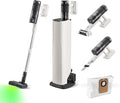 roborock H60 Hub Pro Cordless Stick Vacuum Cleaner with Auto-Empty Dock, 170AW Suction for Carpets and Pet Hair, Vacuum Cleaners with 80-Min Runtime, Anti-Tangle Brush, 140° Green LED Dust Detection