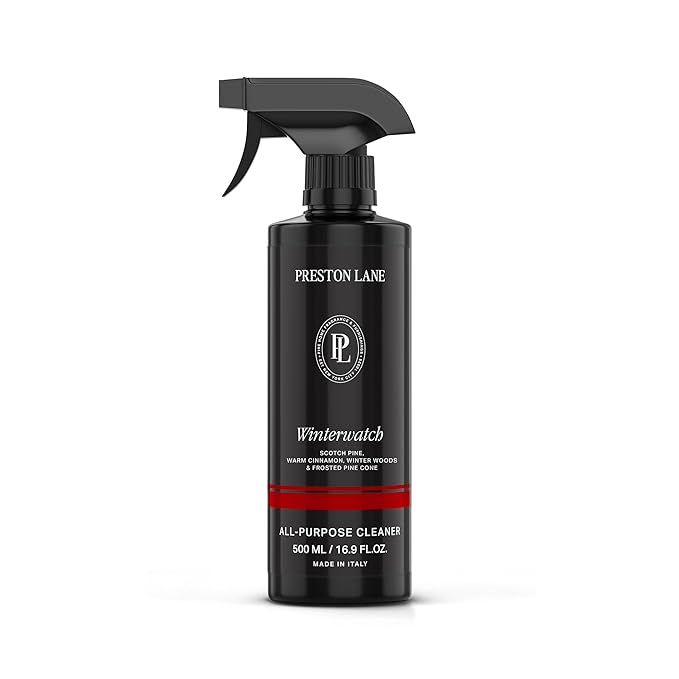 Preston Lane Luxury All Purpose Cleaner, Winterwatch Scent – Bio Based Multi Surface Spray Bottle | Streak Free Finish, Lifts Dirt, Smudges & Grease | Vegan & Cruelty Free Home Essential