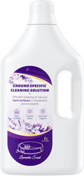 2.5L Floor Cleaning Solution Compatible with Roborock/Eufy/iRobot/Ecovacs/Dreame/Shark, Fragrance Deodorization, Deep Cleans for Multiple Hard Floors (2.5 Liter, 【Lavender】)