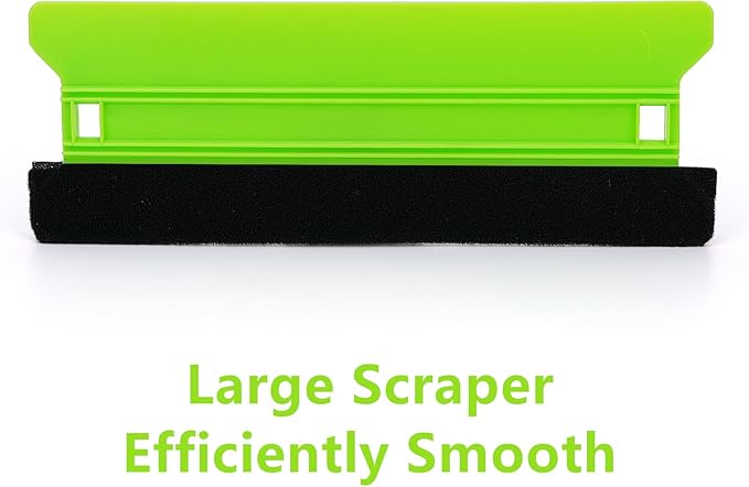 2Pcs Plastic Felt Squeegee, 8.3inch Long Wallpaper Smoother, for Clean & Smoothing, Vinyl Wrap Squeegee, Window Tint Squeegee, Vinyl Scraper, Decal Applicator, Scratch-Free