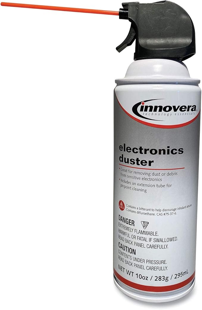 Innovera 10010 Compressed Air Duster Cleaner, 10 Oz Can