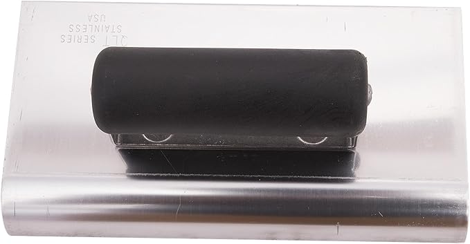MARSHALLTOWN QLT Stainless Steel Hand Edgers, Plastic Handle Material, 152mm Width, 203mm Length, 3mm Radius, 6mm Lip, Made In The USA, CE521SP