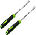 2 Pcs Dandelion Weeder Puller Tool with Soft Handle, Stainless Steel Garden Weed Remover Tool Weed Puller Tool Garden Weeder for Lawn Farmland Transplant Gardening Plant Tool
