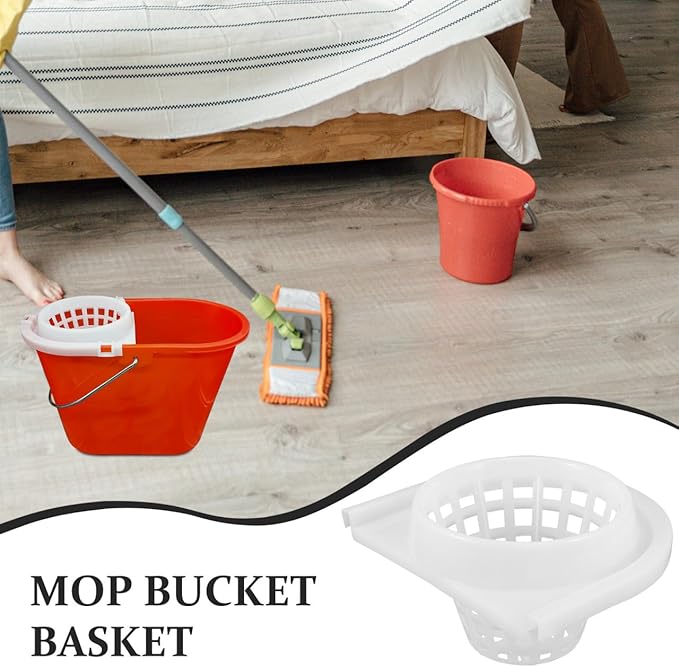 Hemoton Mop Bucket Basket Replacement 8.66 Inch Water Squeezing Drainage Basket for Round Mop Buckets Efficient Mopping Tool Accessory