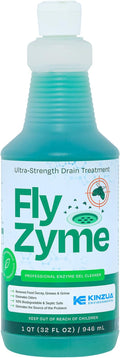 Fly-Zyme, Highly Concentrated Enzyme Drain Cleaner for Pipes, Drain Gel for Fruit Flies, Organic Waste Degrader & Odor Neutralizer, 32 fl oz