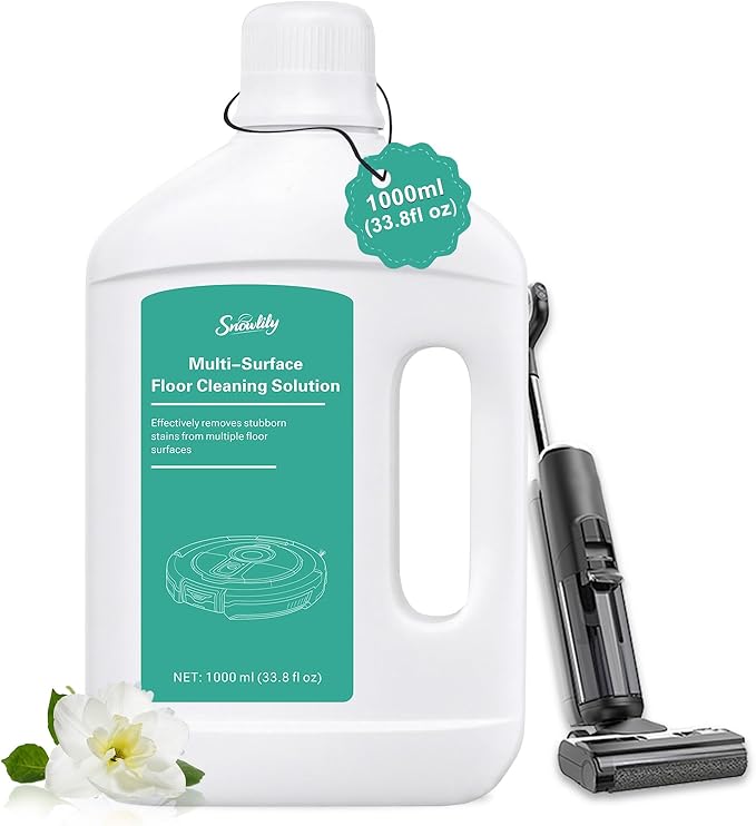 33.81 fl oz/1L Floor Cleaning Solution Compatible with Dreame Wet & Dry Vacuum, No residue & Pet-friendly, Household Floor Cleaners Suitable for Robot Vacuum Cleaners and Floor Mops, Original Scent