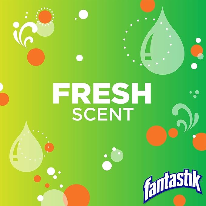 Fantastik All Purpose Cleaner, Multipurpose Surface Cleaner & Kitchen Grease Removal, Packaging Designed to Prevent Leakage and Breakage, Fresh Scent, 32 Fl Oz