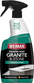 Weiman Granite Cleaner and Polish - 24 Ounce 6 Pack - For Granite Marble Soapstone Quartz Quartzite Slate Limestone Corian Laminate Tile Countertop and More