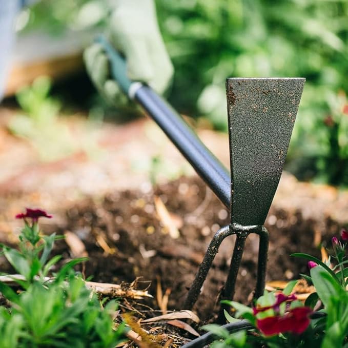 Yard Butler Terra Tuff Hand Tool Bundle, ITT-4B - Essential Gardening Tool for Yardwork - Power-Coated Steel Construction - Comfortable Grip - Long-Lasting - Rust-Resistant