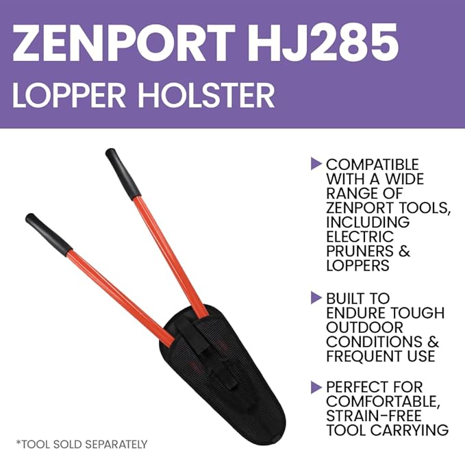 Zenport HJ285 Heavy Duty Vine Lopper Holster , Black