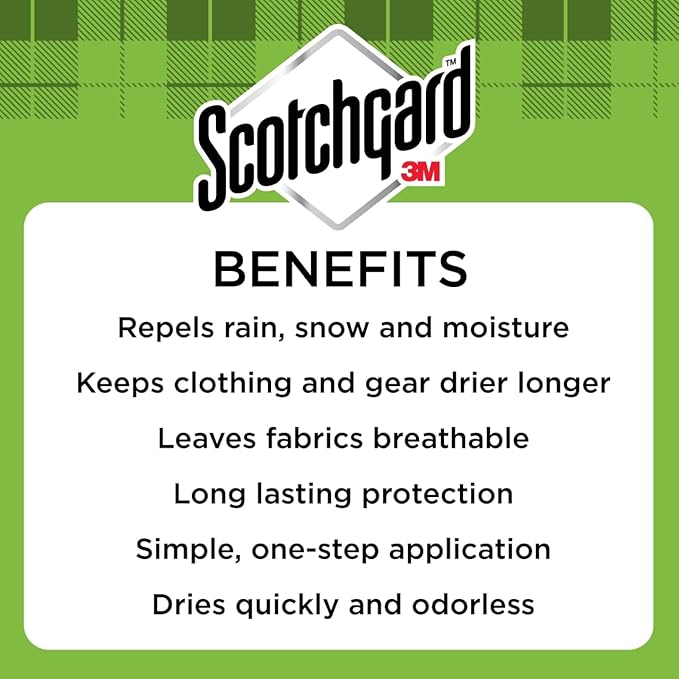 Scotchgard Heavy Duty Water Shield, Repels Water, Ideal for Outerwear, Tents, Backpacks, Canvas, Polyester and Nylon, 63 Ounces