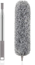 SetSail Extra-Long Dusters with Extension Pole 100-inch for Cleaning, Bendable Microfiber Head Washable Ceiling Fan Duster for High Ceilings, Furniture