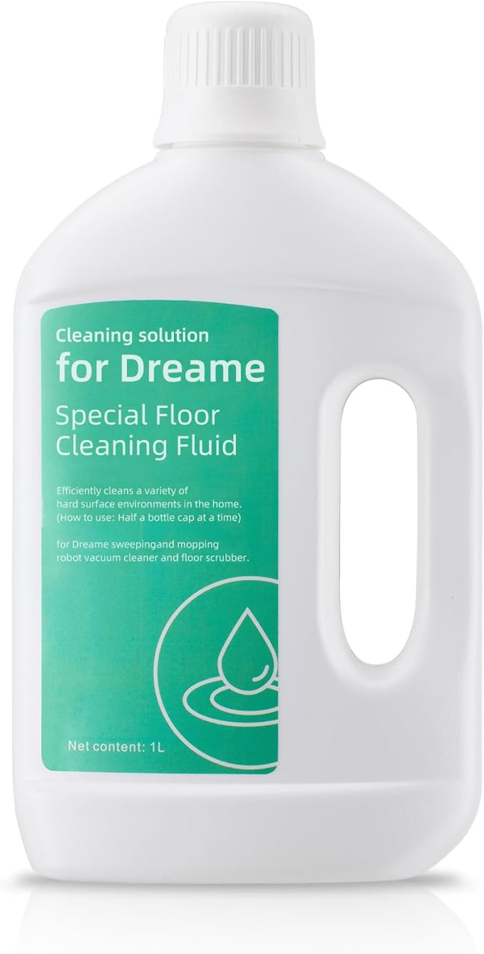 1000 ml Floor Cleaning Solution for Dreame L10 Ultra / L20 Ultra / L30 Ultra / L40 Ultra / L50 Ultra / X50 Ultra / X40 Ultra /X40 Master /X30 Ultra Series Vacuum Robot, Vacuum Cleaner Detergent Refill