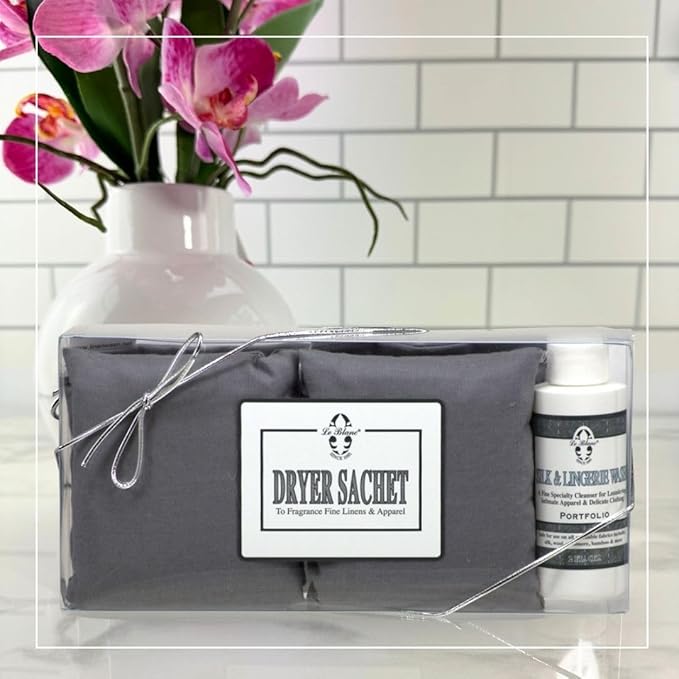 Le Blanc® Portfolio Double Pack Dryer Sachet - Luxury Scented Fabric Sachet for Your Dryer (1 Pack)