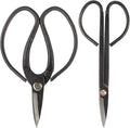 BambooMN Bonsai Basics Set - 7.2" Trimming Shears & 7" Heavy Duty Butterfly Shear - 30 Sets
