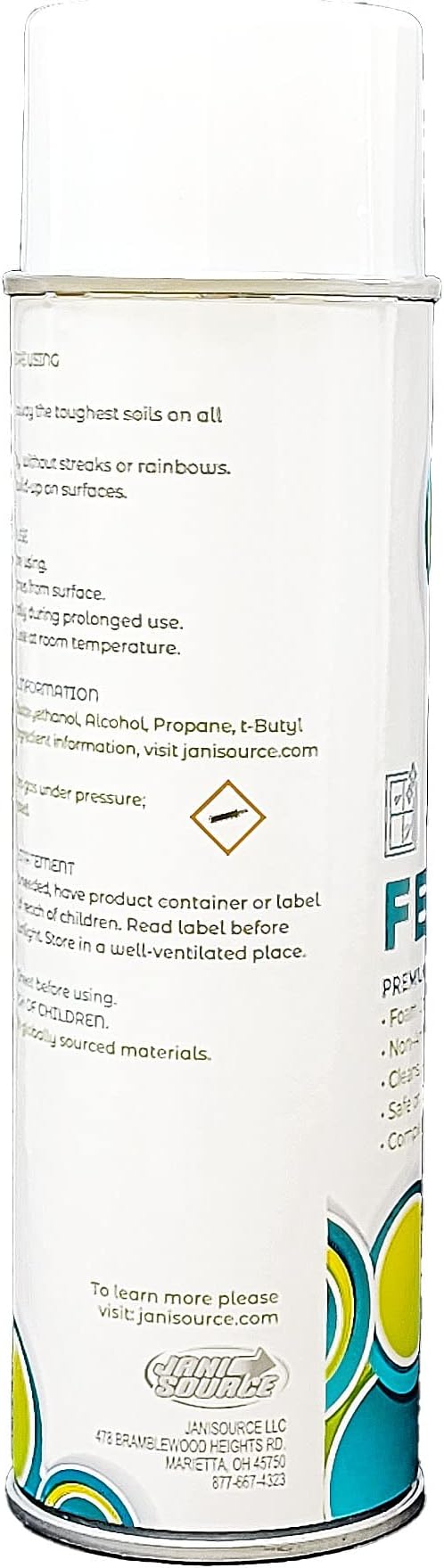Fenestre Premium Foaming Glass Cleaner, 19 oz Aerosol (Case of 12)