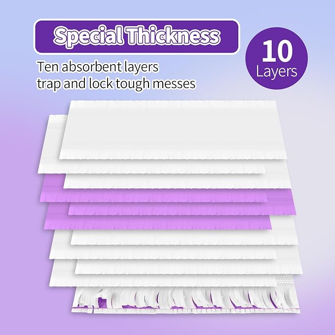 10 Pack Disposable Power Mop Pads for Swiffer Power Mop Pads, Compatible with Swiffer Power Mop Refills, Unscented Spray Replacement Floor Cleaning Refills for urface/Hardwood Floor Cleaning
