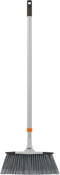 Slim Angle Broom, Heavy Duty Broom, Indoor Brom, Outdoor Angle Broom with Extendable Handle, Durable Collapsible Broom for Home, Kitchen, RV, Travel, Grey, 1 Pack, by Superio