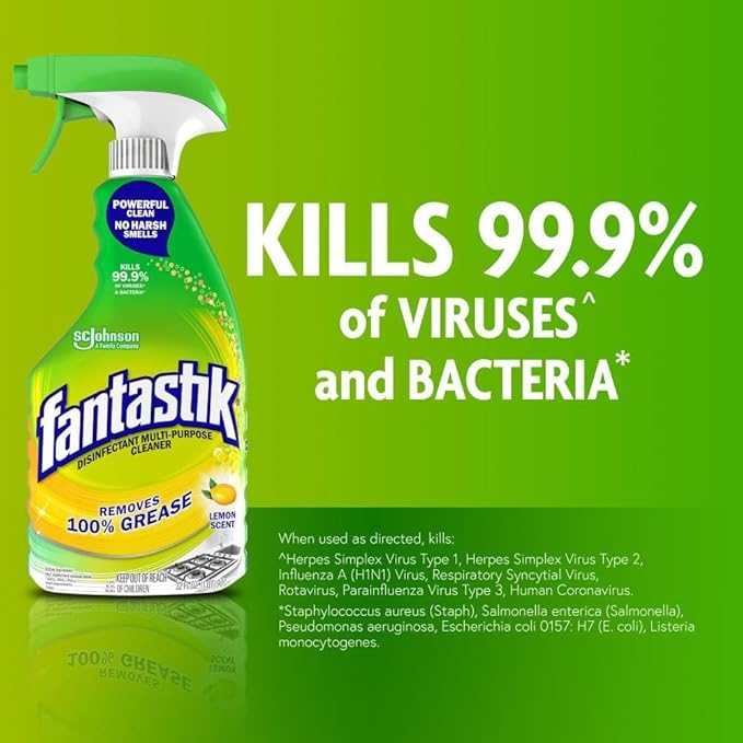 Fantastik All-Purpose Cleaner Trigger, Lemon Scent, 32 fl oz