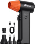 ATEngeus HF600-Pro Compressed Air Duster, 130000RPM Super Power Cordless Electric Air Duster, Rechargeable Handheld Air Blower for PC, Keyboard, Devices, Car, House Cleaning, Car Snow Blower, 3 Gear