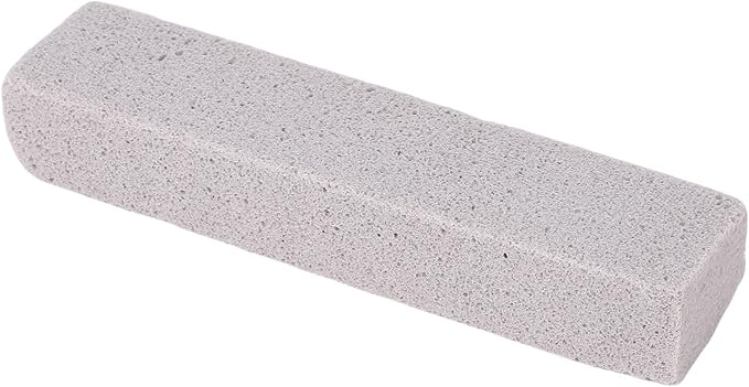 WALFRONT 6PCS Pool Pumice Stone Toilet Bowl Cleaner & Hard Water Remover PVC Scouring Sticks for Bathtub Shower Tile Kitchen Sink Swimming Pool Grates (S 10x25cm)