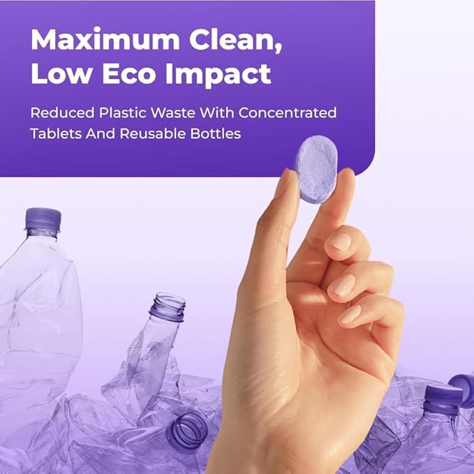 Spray Oven Cleaner, Clean Spray Cleaner for Ovens, All-Purpose Cleaners for Grill, Home, Kitchen, Bathroom, Multi-surface Cleaners with Concentrated Cleaning Tablets(18pcs)
