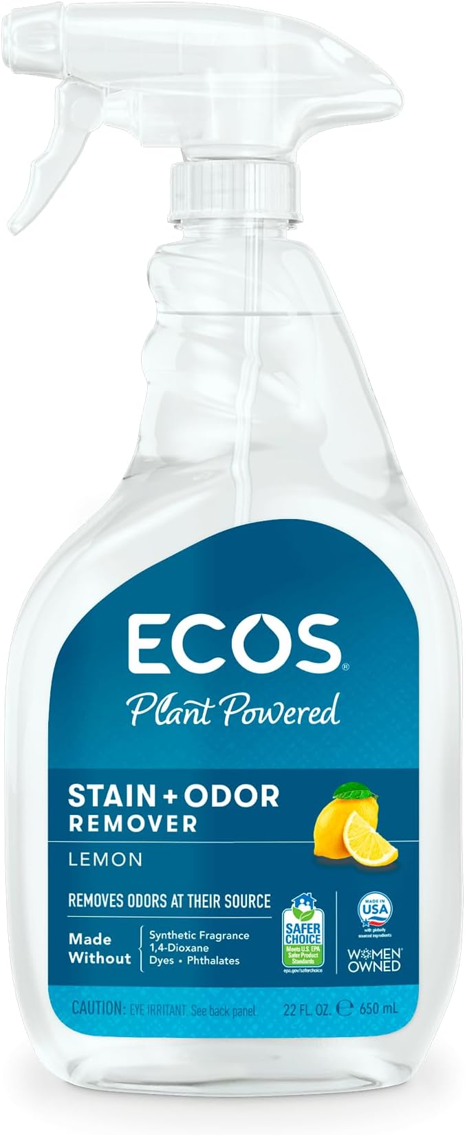 EARTH FRIENDLY STAIN & ODOR REMOVER,SPRY, 22 FZ