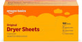 Amazon Basics Dryer Sheets, Original, Laundry Fabric Softener, 160 Count