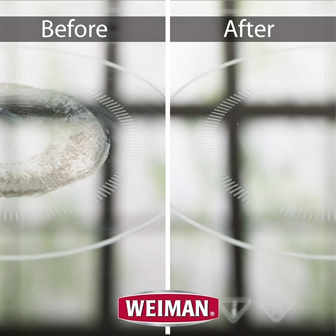 Weiman Glass Cook Top Cleaner and Polish - 10 Ounce [6 Pack] Heavy Duty No Scratch Glass Ceramic Safe Non-Abrasive Stovetop Cooktop Cleaner