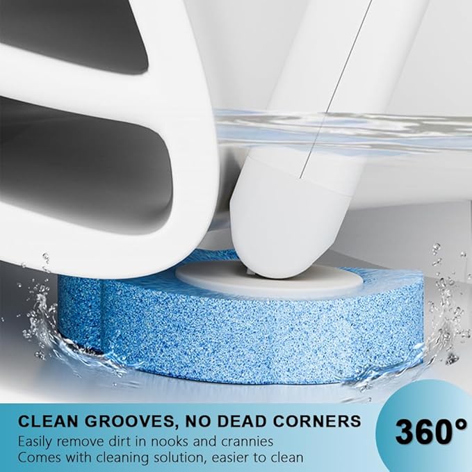 Disposable Toilet Bowl Wand Refills, Toilet Cleaning Refills, Disinfecting Scrubbing Pads,60 Count Disposable Toilet Brush Refills, Toilet Cleaning Sponges Heads for Bathtub, Floor, Drain