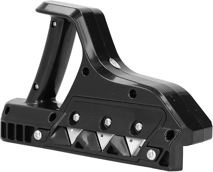 WALFRONT Gypsum Board Chamferer Plasterboard Fast Cutter with 10 Blades, 45 Degree Gypsum Board Edger Hand Plane Chamferer, Provides Clean Finish for Woodworking