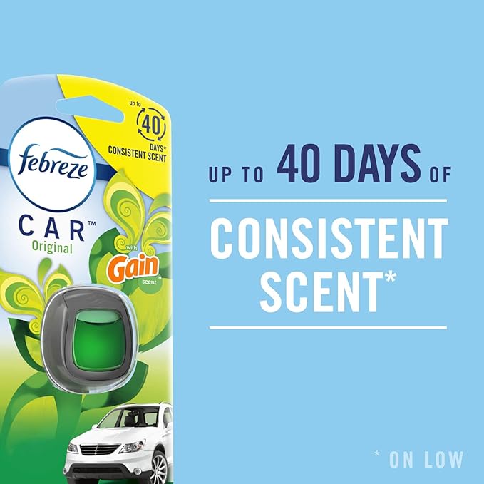 Febreze Midnight Breeze Air Freshener Vent Clips - 1ct