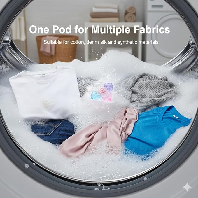 5 in 1 Laundry Beads - 5 in 1 Laundry Pods with Fabric Softener & Scent Beads(100PCS)