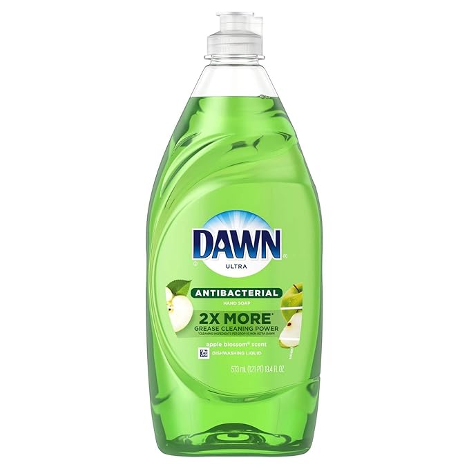 2 Pk. Dawn Ultra Antibacterial Dishwashing Liquid, Apple Blossom 19.4 (38.8 Fl. Oz. Total)