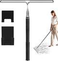 Shower Squeegee with Long Handle,Window Squeegee with Extension Pole Squeegee for Shower Glass Floor Squeegee, Telescoping Shower Squeegee for Glass Door, Tile Wall, Car,Floor