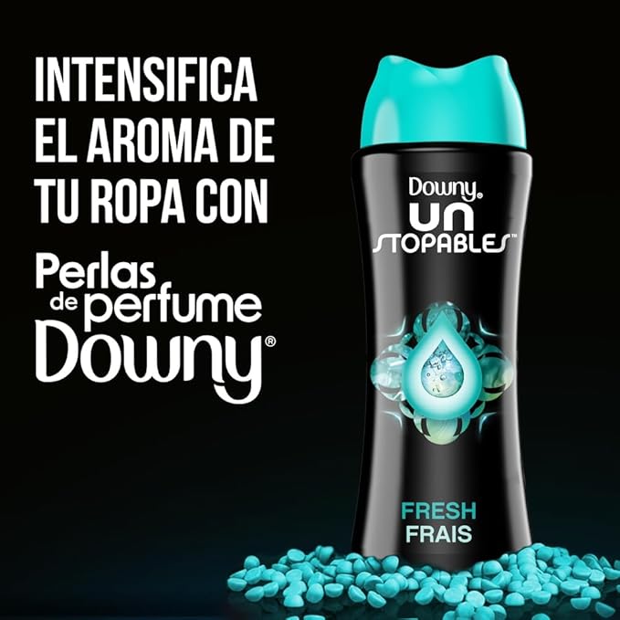 Downy Unstopables In Wash Scent Booster Beads, Fresh Scent, 13.2 oz, Laundry Beads for odor Protection, Downy Scent Booster Beads, Laundry Scent Boosters
