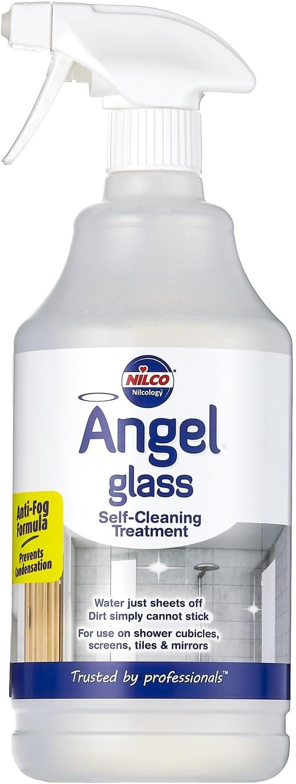 Nilco Angel Glass, Self Cleaning High Shine Glass Treatment, 70 Fl Oz