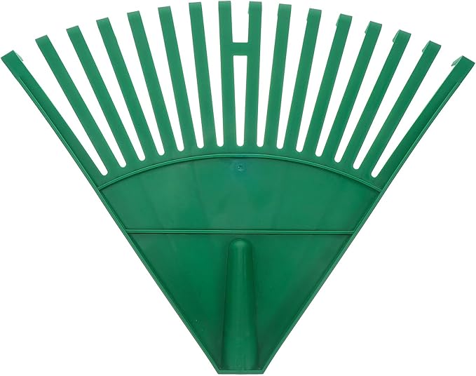 Yardwe Plastic Rake Head Garden Leaf Rake Head Replacement Lawn Shrub for Yard Sweep Picking Up Leaves (Without Handle)