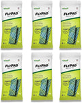 RESCUE! FlyPad – Sticky Fly Traps for Indoor & Outdoor Use - 6 Pack (12 Traps)