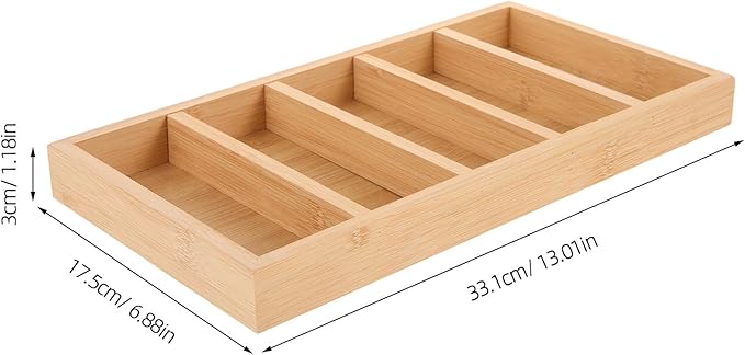 Ciieeo 2-pcs Eyeglasses Organizer Tray with 5 Compartments Sunglasses Storage Display Case Eyewear Holder for Home and Office