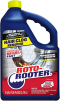 Roto-Rooter Hair Clog Remover l Dissolves Hair Clogs Faster l Safe on Pipes | 128 oz.