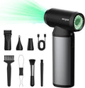 EG evoger Electric Air Duster,180000RPM Super Power Handheld Cordless Air Duster 6000mAh 3-Gear Adjustable Dust Blower for Computer, Keyboard,Outdoor, House, Car