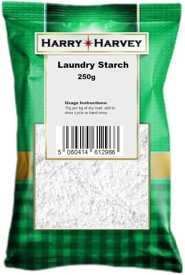 Laundry Starch 250g Pack, Use for Crisp Clothes and Sheets