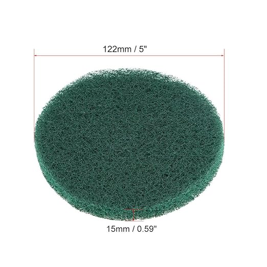 5"" Inch Scrubber Scouring Pad 22 Pack Grit 240 Grit 320 Drill Scuffing Disc Hoop and Loop Surface Cleaning Tool