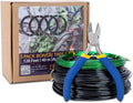 Bonsai Training Wire Set of 4, Total 128 Feet (32 Feet Each Size) 3 Size - 1.0MM, 1.5MM, 2.0MM, Corrosion and Rust Resistant (with Bonsai Wire Cutter)